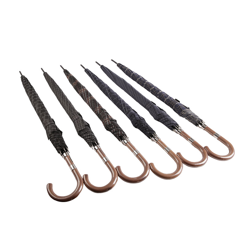 Leve et idoneum Men Pongee Recta umbella-0E6B0362