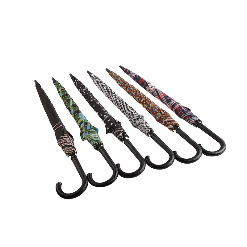 Tria-color Verberibus intermista Pongee Recta umbella-0E6B0378