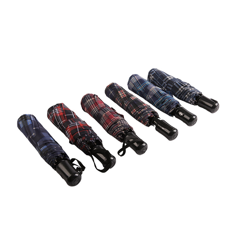 Striata cancellos Shrink Pongee triplex umbella-0E6B0432