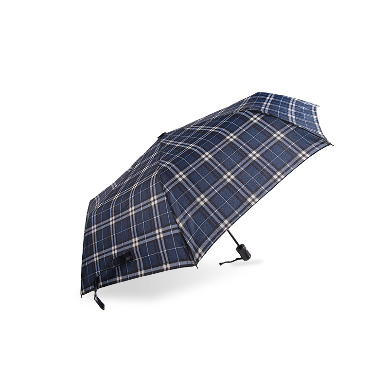 Striata cancellos Shrink Pongee triplex umbella-0E6B0432