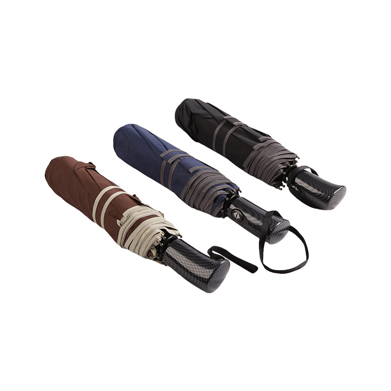 Business Style Coffee Pongee Triplex umbella-0E6B0471