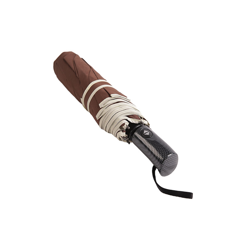 Business Style Coffee Pongee Triplex umbella-0E6B0471