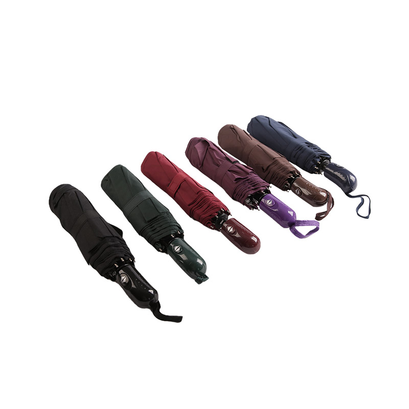 Fuscus Color Rainproof Pongee Triplex umbella-0E6B0491