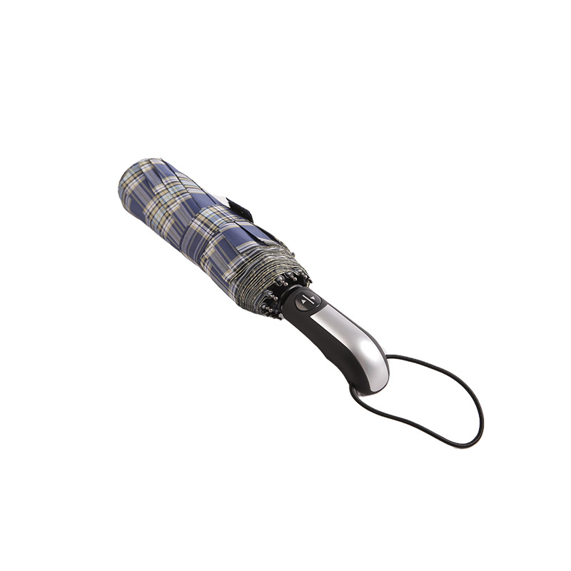 Tenebrae striatae Plaid Pongee Triplex umbella-0E6B0533