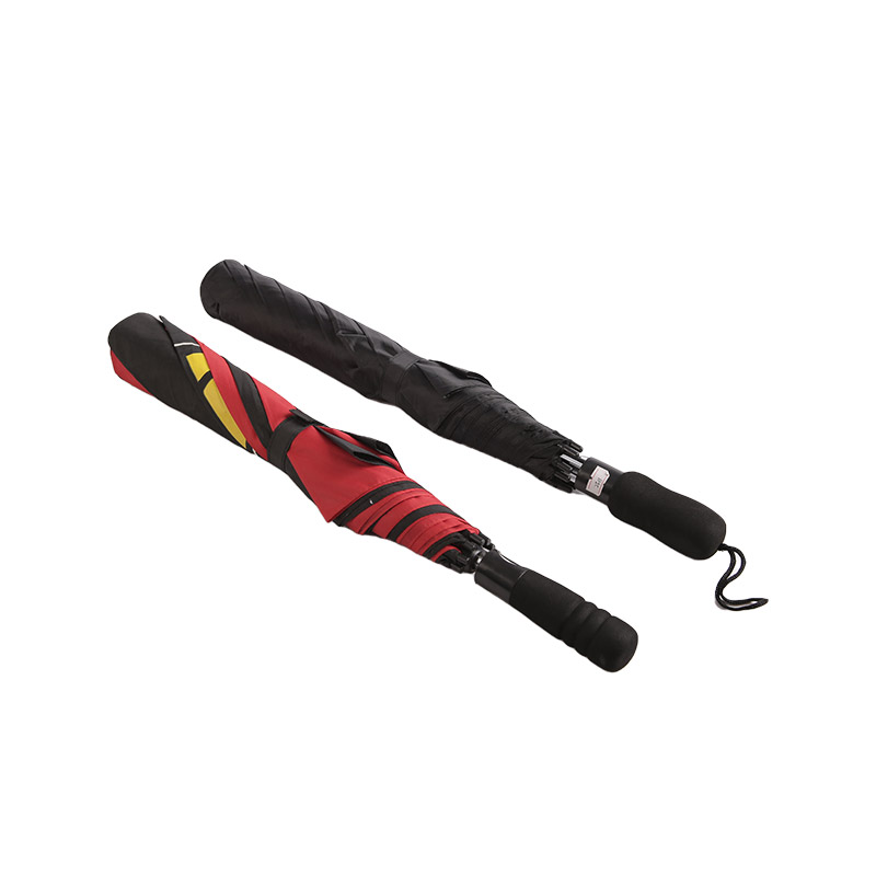 Duo-color Logo Pongee duplex umbella-0E6B0556