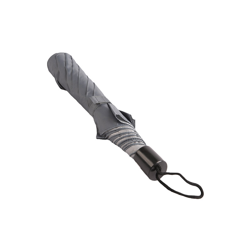 Simple Pure Silver Metal Duplex umbella-0E6B0782